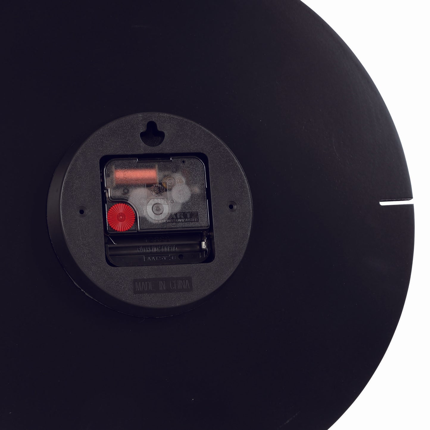 アプリクス ウォールクロック クオーター ブラック