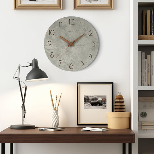 アプリクス ウォールクロック ロックストーン アッシュ