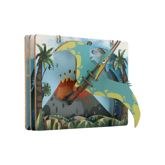 アプリクス 3Dシアターパズル プテロダクティルス