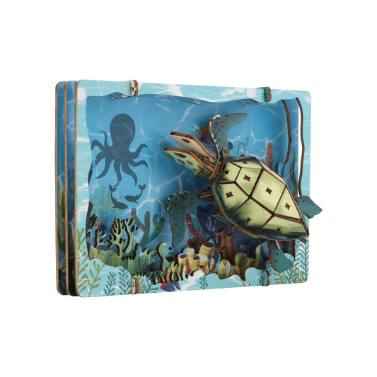 アプリクス 3Dシアターパズル ウミガメ