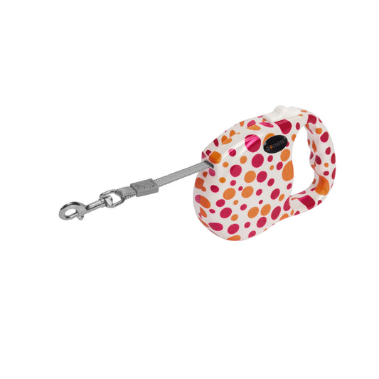 ドッグネス 伸縮リード モダン ポルカドット