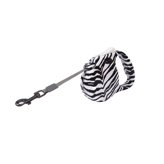 ドッグネス 伸縮リード モダン ゼブラ