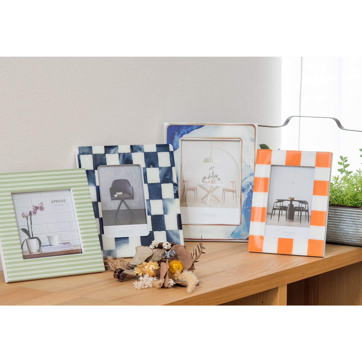 アプリクス フォトフレーム スクエア グリーン