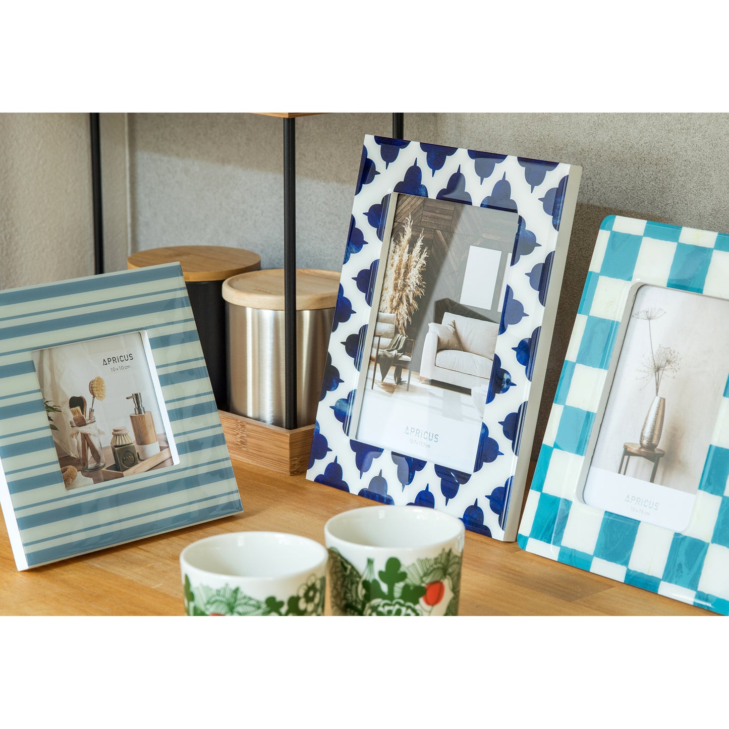 アプリクス フォトフレーム スクエア ブルー