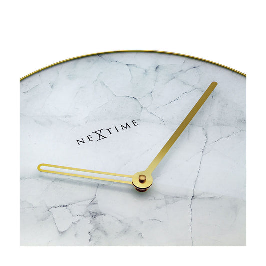 ネクスタイム 掛け時計 マーブル ホワイト