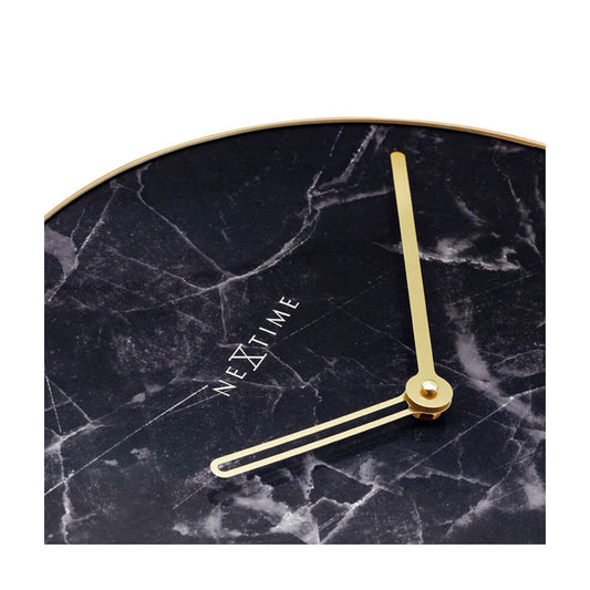 ネクスタイム 掛け時計 マーブル ブラック
