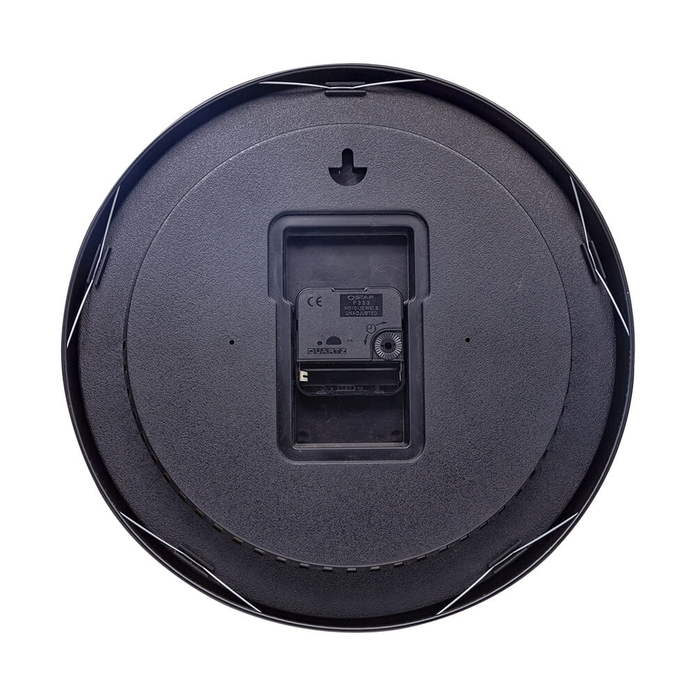 ネクスタイム 掛け時計 ハーフ ブラックゴールド