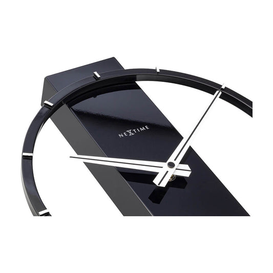 ネクスタイム 置き・掛け時計 カール スモール テーブル ブラック