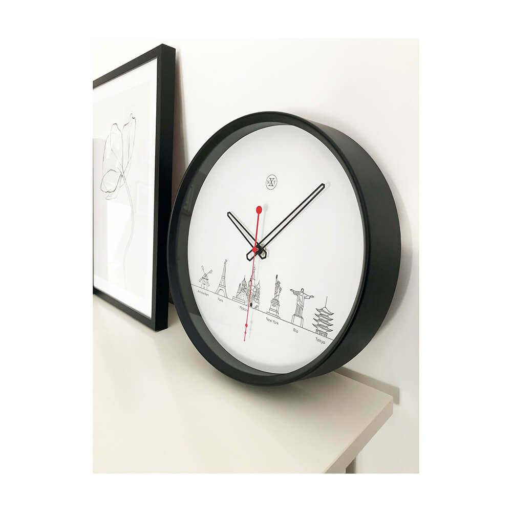 ネクスタイム 掛け時計 ワールドツアー