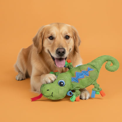 ユーゴー　犬用おもちゃ　カラフルリザード🦎