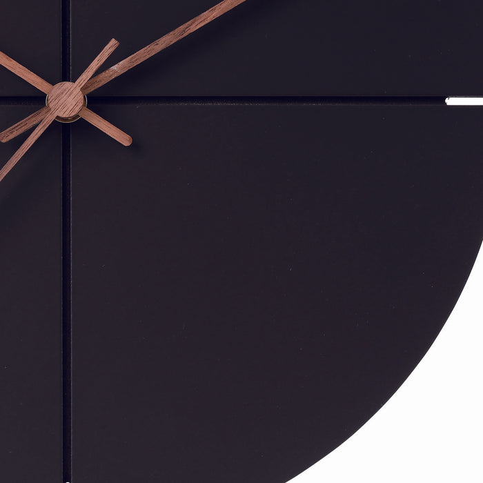 アプリクス　ウォールクロック　クオーター　ブラック