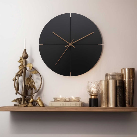 アプリクス　ウォールクロック　クオーター　ブラック