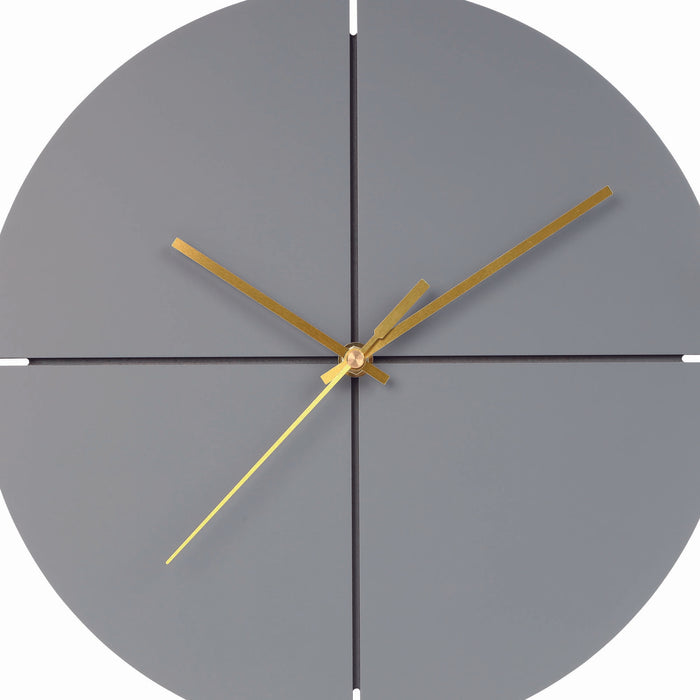 アプリクス　ウォールクロック　クオーター　シルバー