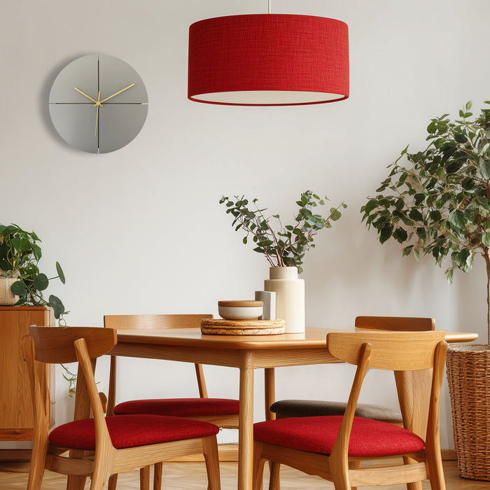 アプリクス　ウォールクロック　クオーター　シルバー