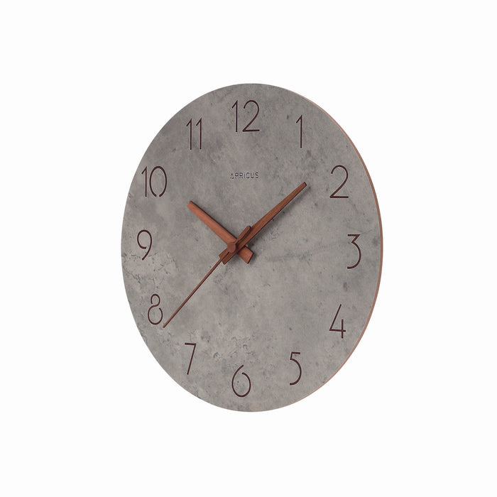 アプリクス　ウォールクロック　ロックストーン　アッシュ