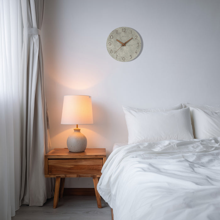 アプリクス　ウォールクロック　ロックストーン　アッシュ