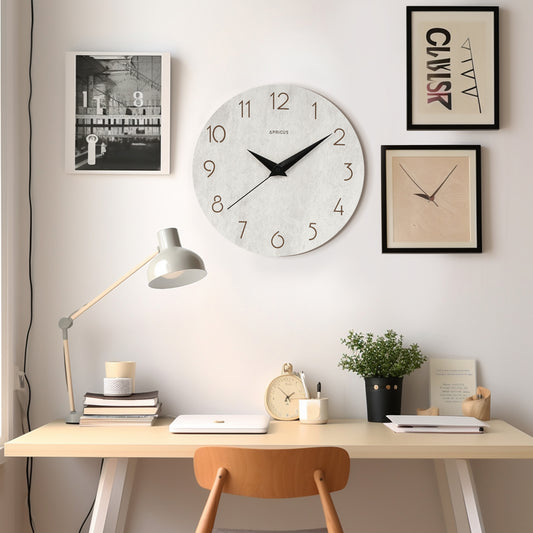 アプリクス　ウォールクロック　ロックストーン　パール