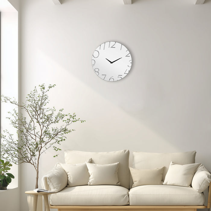 アプリクス　ウォールクロック　ラウンドミラー