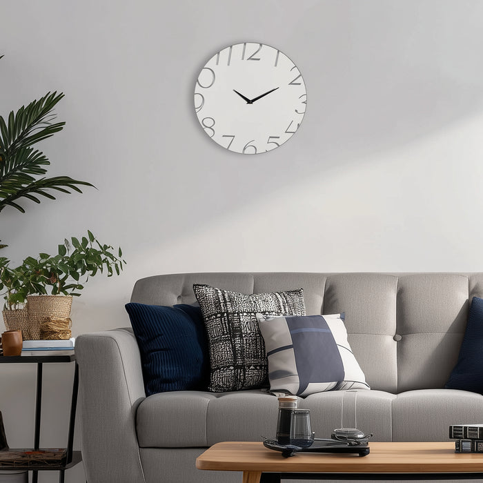 アプリクス　ウォールクロック　ラウンドミラー