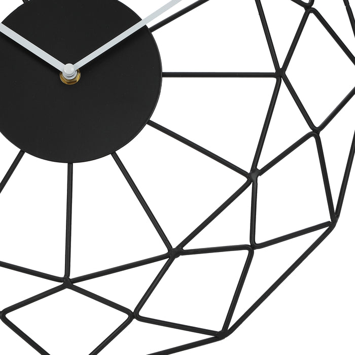 アプリクス　ウォールクロック　ポリゴンアート