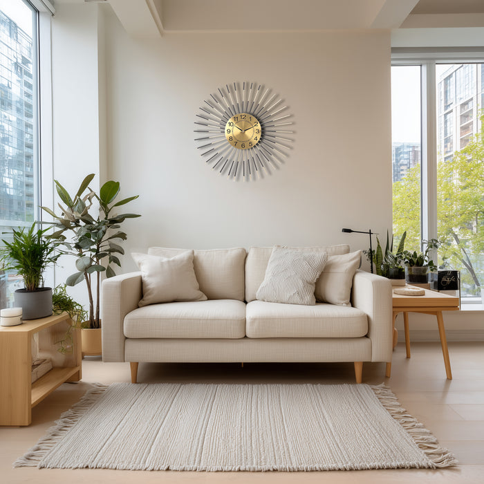 アプリクス　ウォールクロック　スパイラルアート