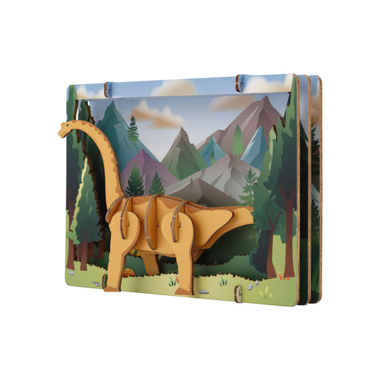 アプリクス　3Dシアターパズル　ブロントサウルス