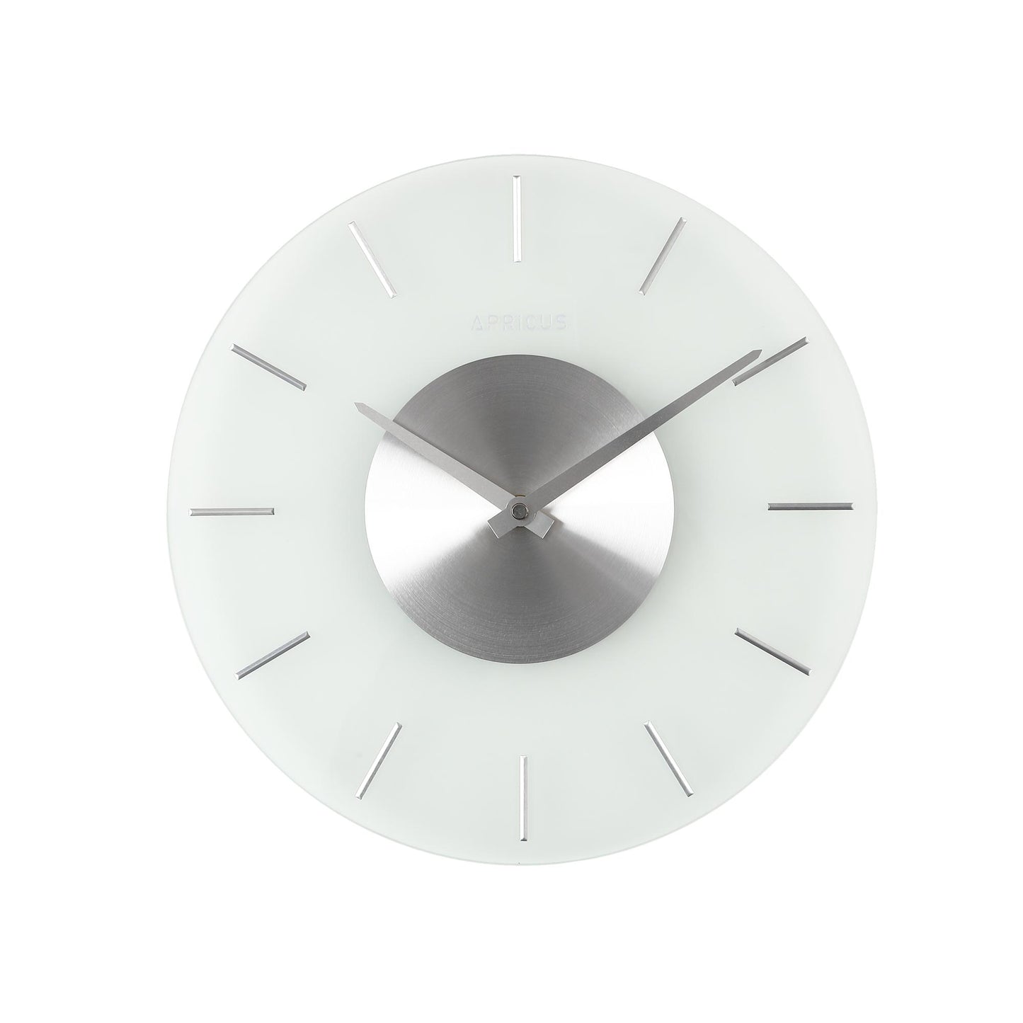 アプリクス　ウォールクロック　フロスト シルバー