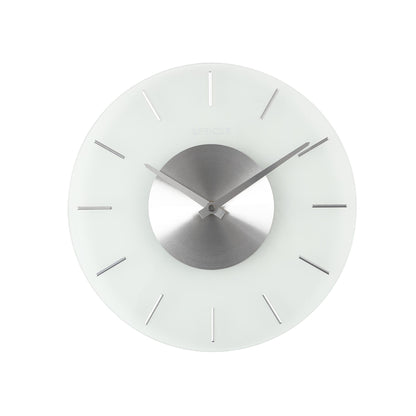 アプリクス　ウォールクロック　フロスト シルバー