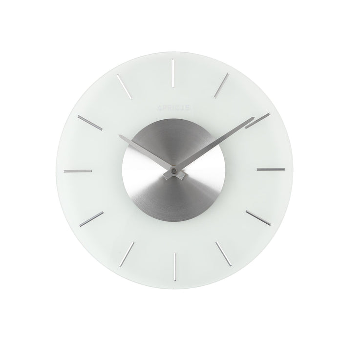 アプリクス　ウォールクロック　フロスト シルバー