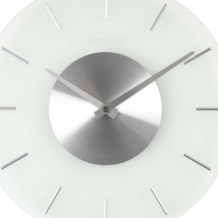 アプリクス　ウォールクロック　フロスト シルバー