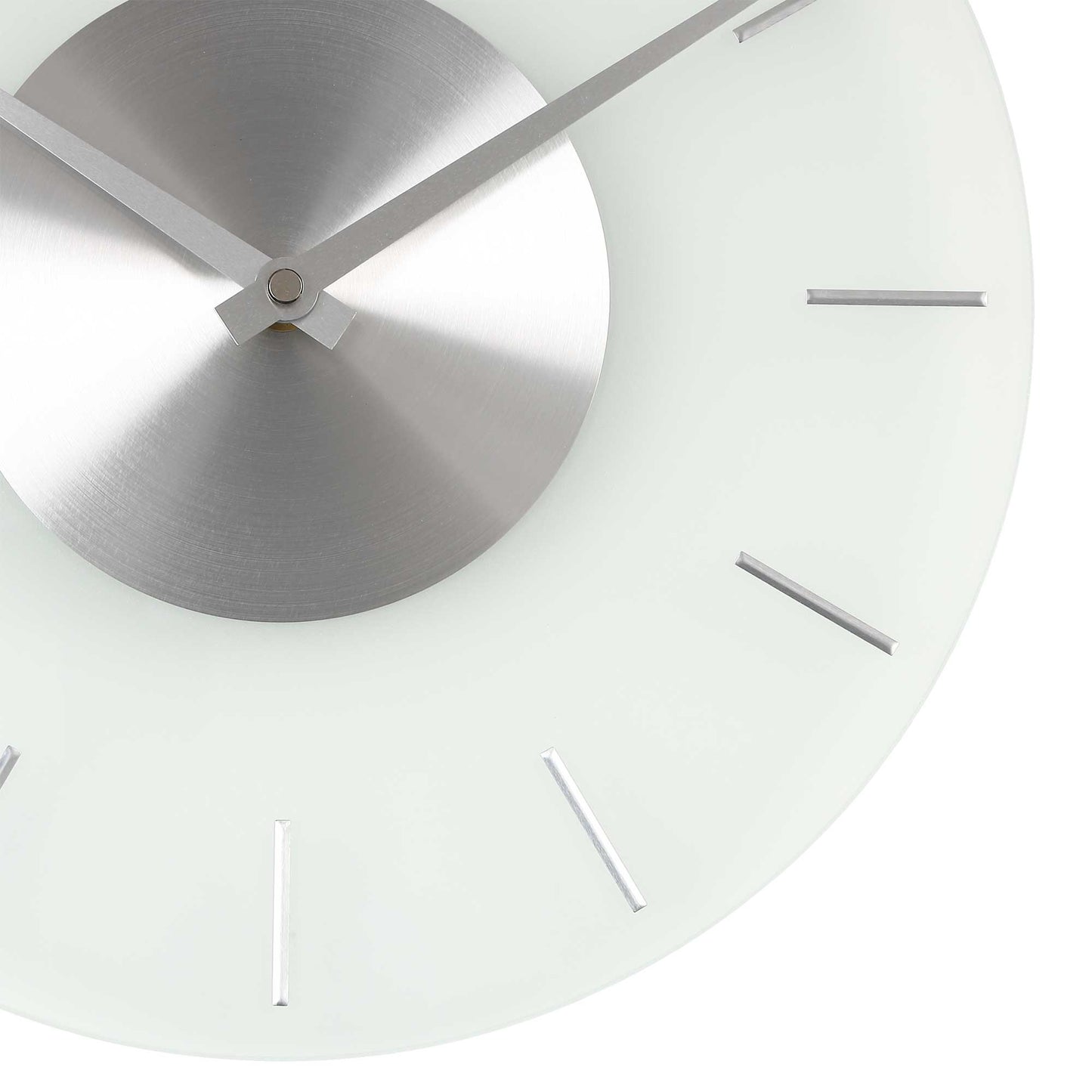 アプリクス　ウォールクロック　フロスト シルバー