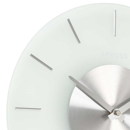 アプリクス　ウォールクロック　フロスト シルバー