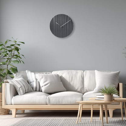 アプリクス　ウォールクロック　リプル ブラック