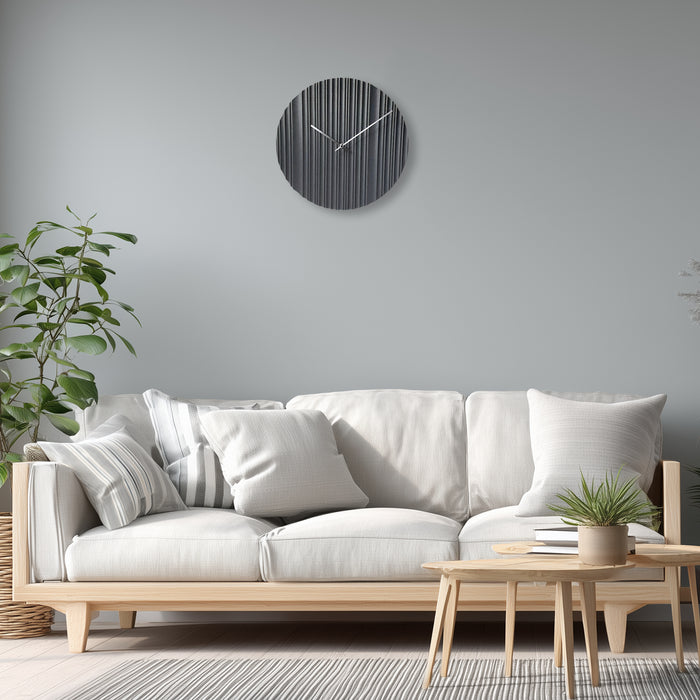 アプリクス　ウォールクロック　リプル ブラック