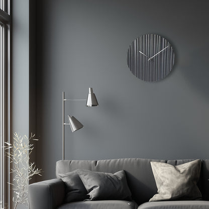 アプリクス　ウォールクロック　リプル ブラック