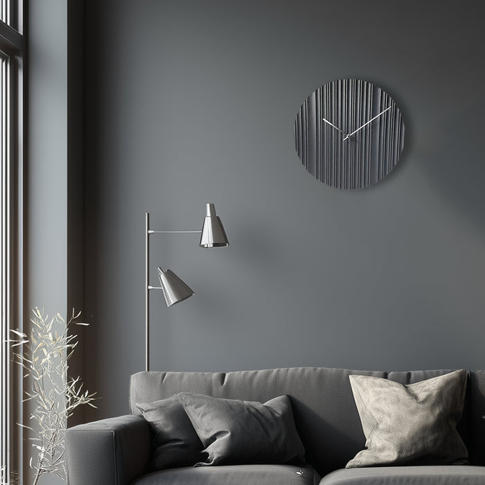 アプリクス　ウォールクロック　リプル ブラック