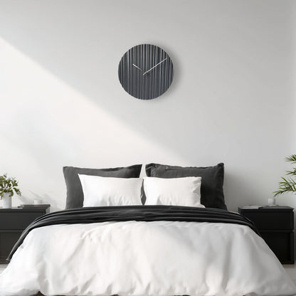 アプリクス　ウォールクロック　リプル ブラック