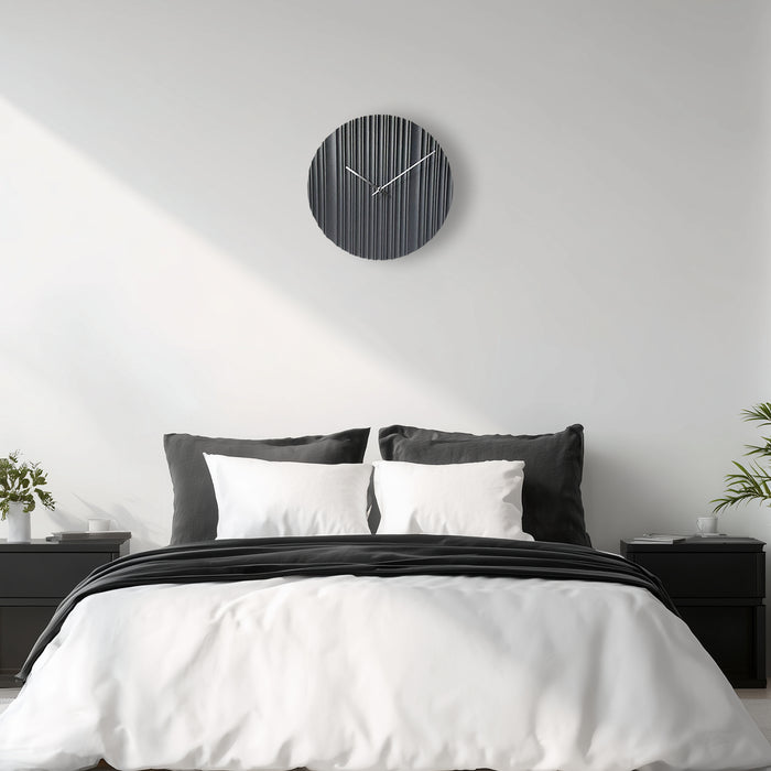 アプリクス　ウォールクロック　リプル ブラック