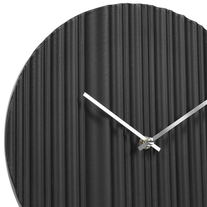 アプリクス　ウォールクロック　リプル ブラック
