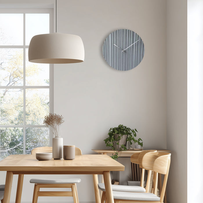 アプリクス　ウォールクロック　リプル グレー