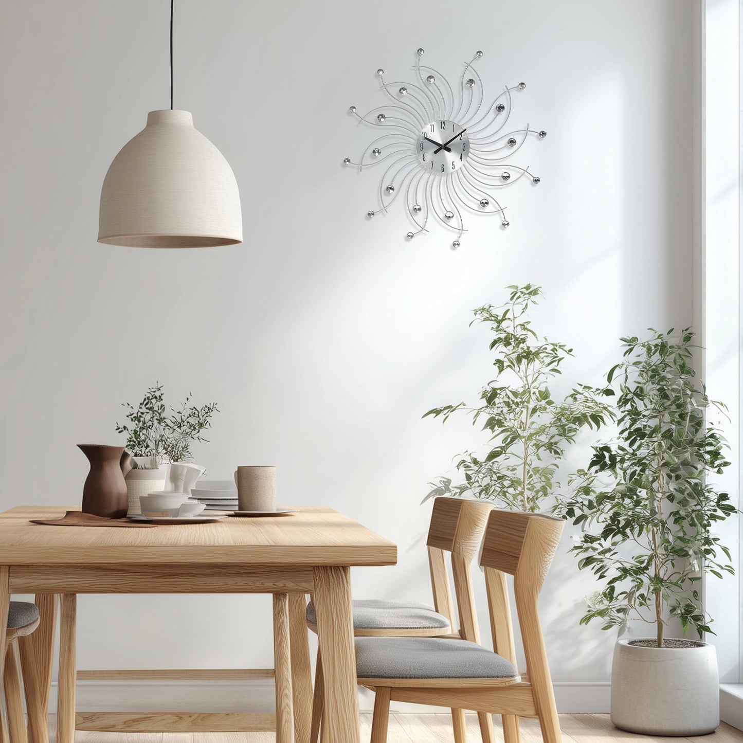 アプリクス　ウォールクロック　クリスタルホイール