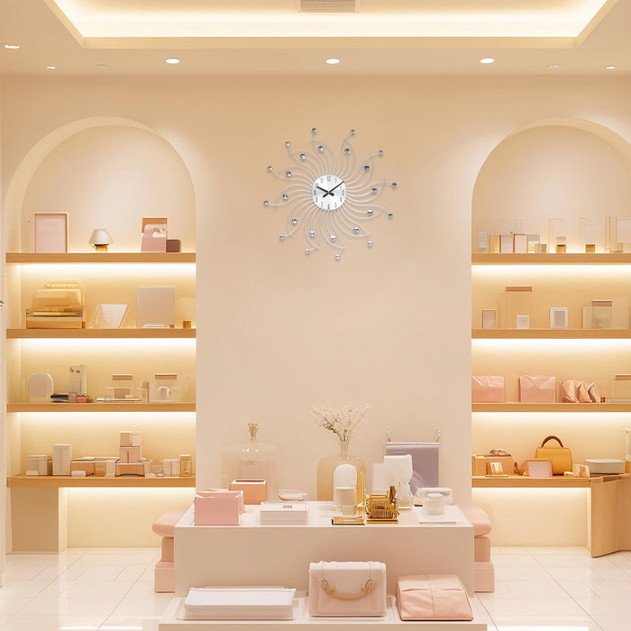 アプリクス　ウォールクロック　クリスタルホイール