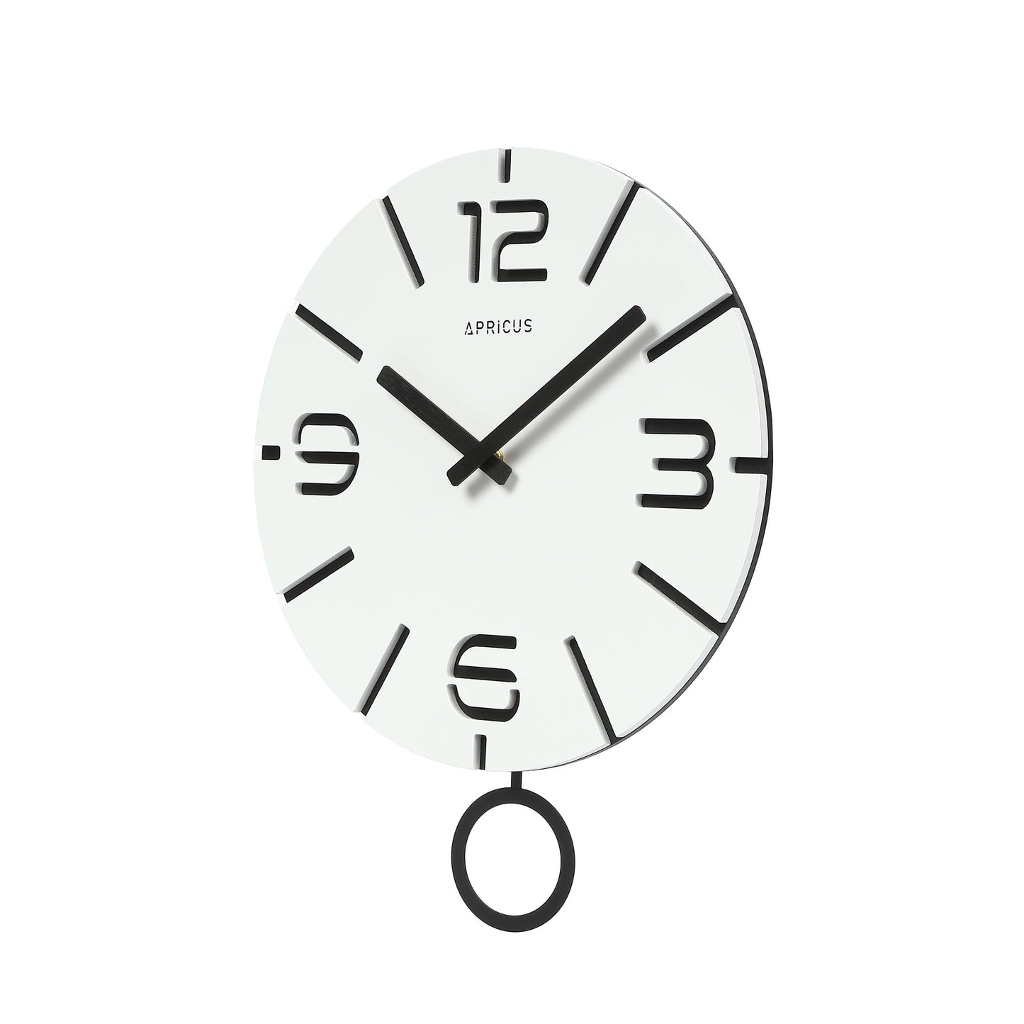 アプリクス　ウォールクロック　クローノ ホワイト