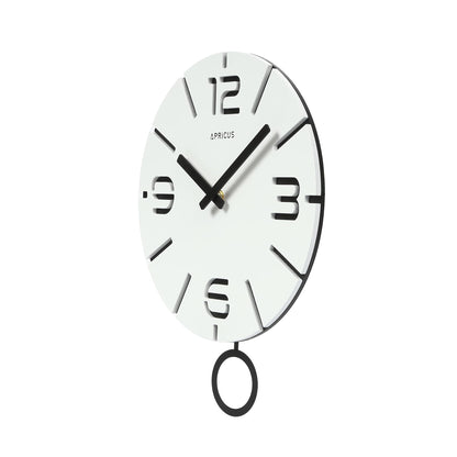 アプリクス　ウォールクロック　クローノ ホワイト