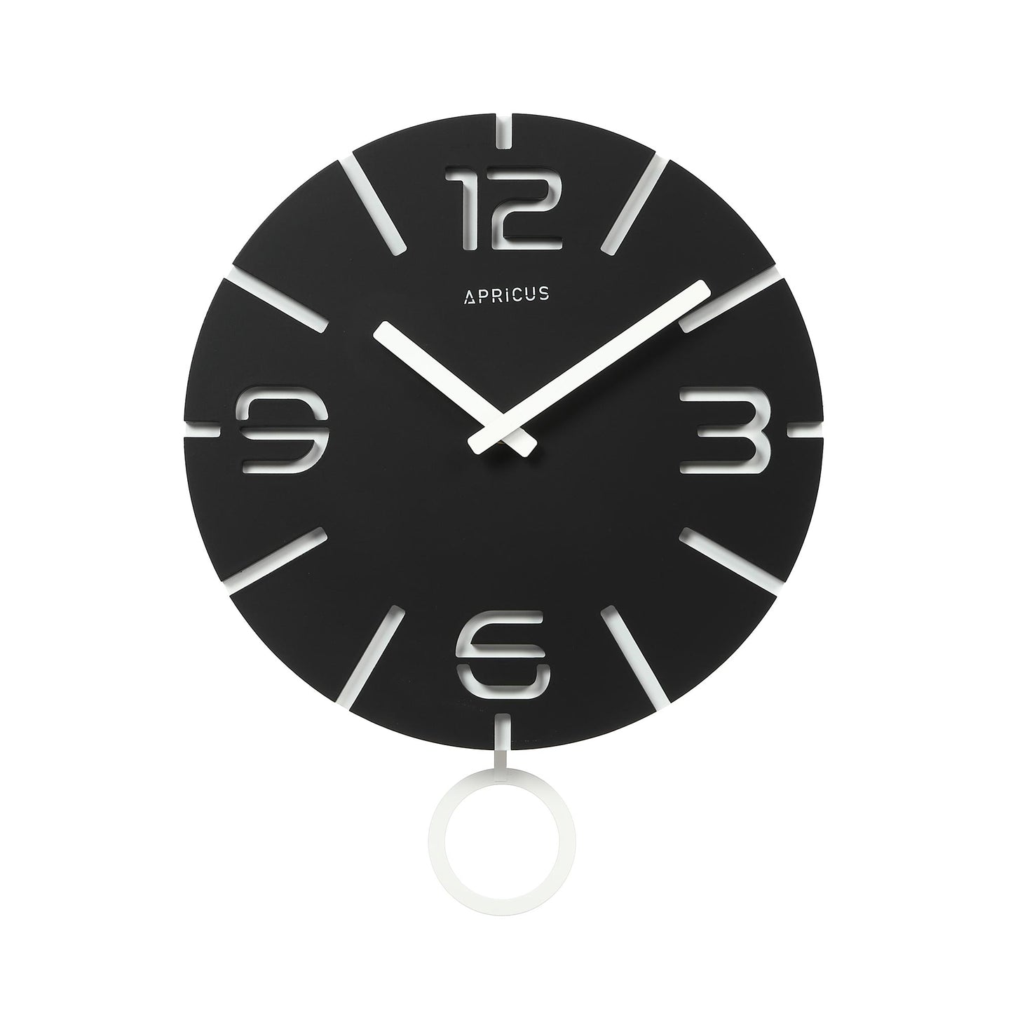 アプリクス　ウォールクロック　クローノ ブラック
