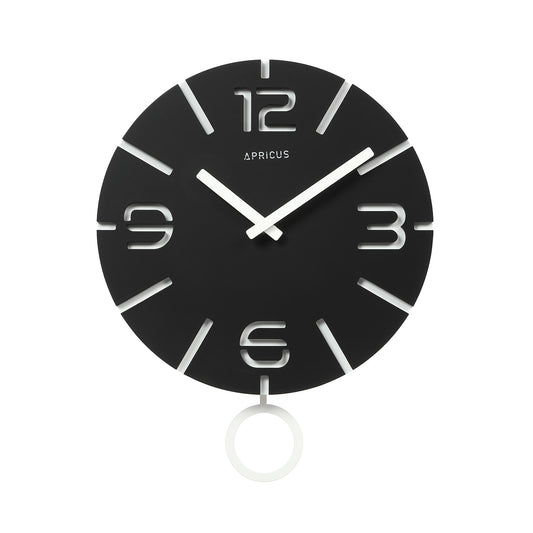 アプリクス　ウォールクロック　クローノ ブラック