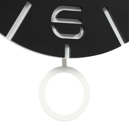 アプリクス　ウォールクロック　クローノ ブラック