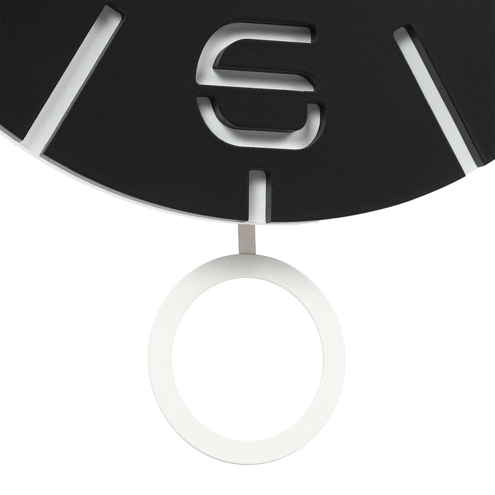 アプリクス　ウォールクロック　クローノ ブラック