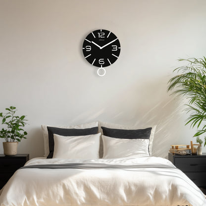 アプリクス　ウォールクロック　クローノ ブラック