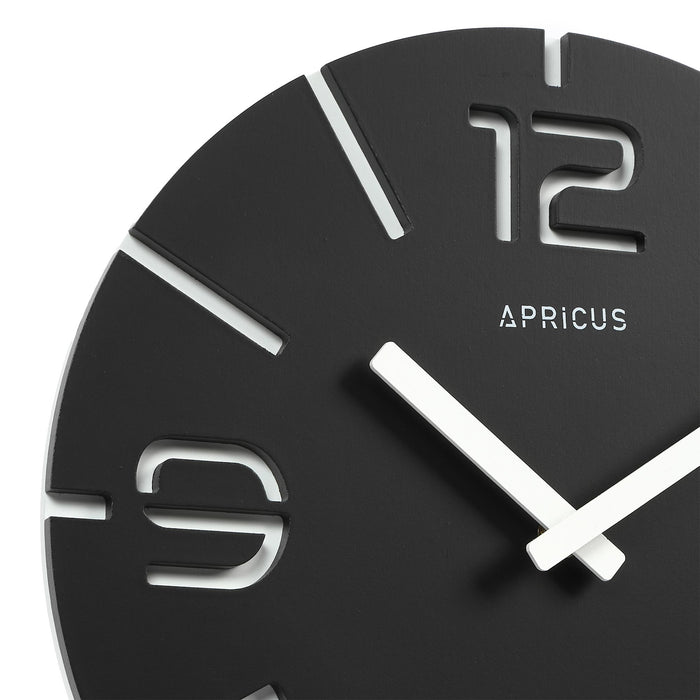 アプリクス　ウォールクロック　クローノ ブラック